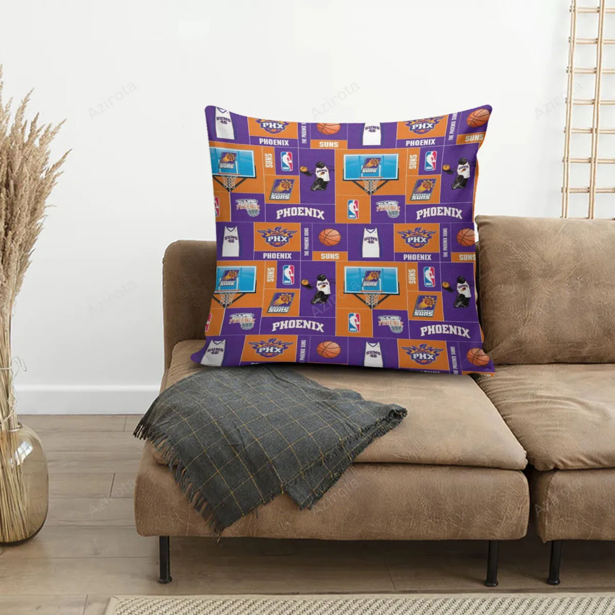 Phoenix Suns Emblem v13 3D Printing Pillowcase