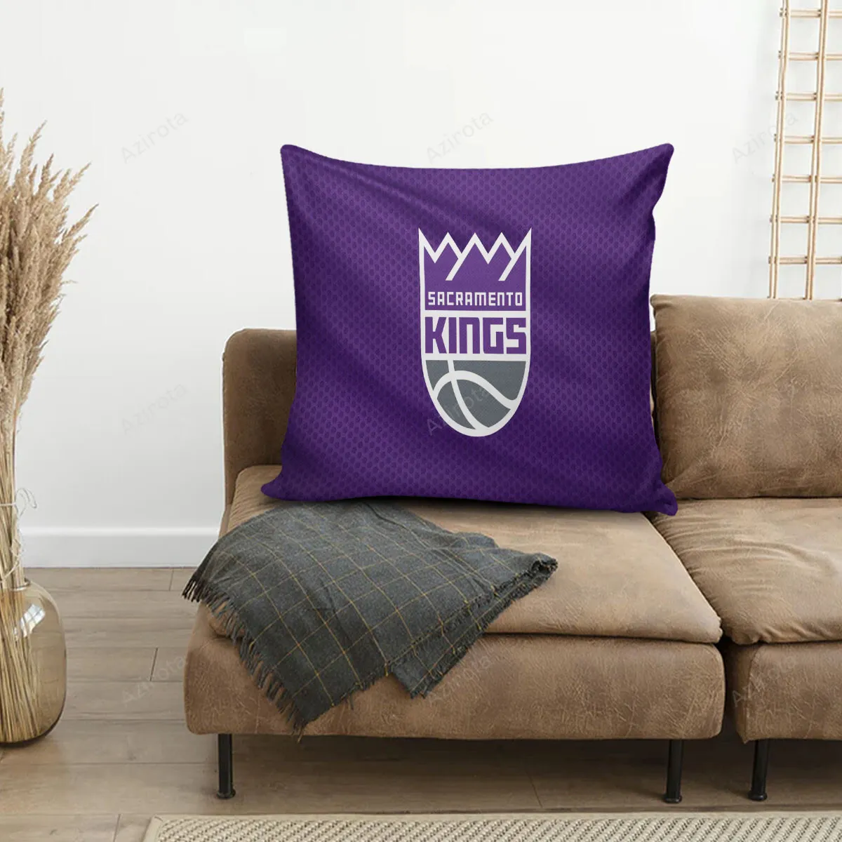 Sacramento Kings Emblem Texture6 3D Printing Pillowcase