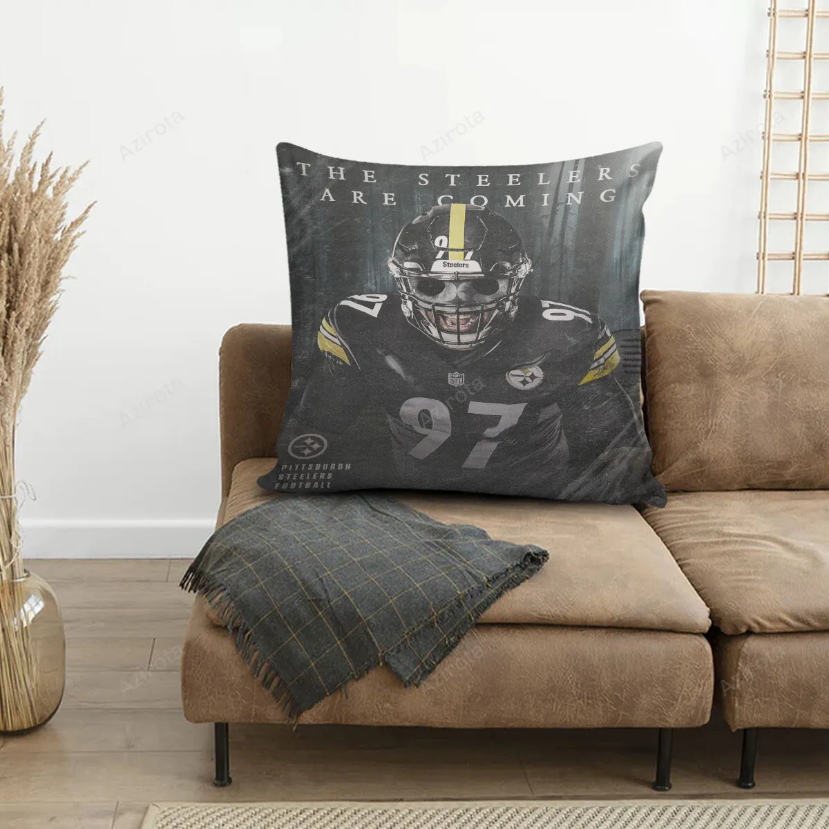 Pittsburgh Steelers Cameron Heyward no97 m4 3D Printing Pillowcase