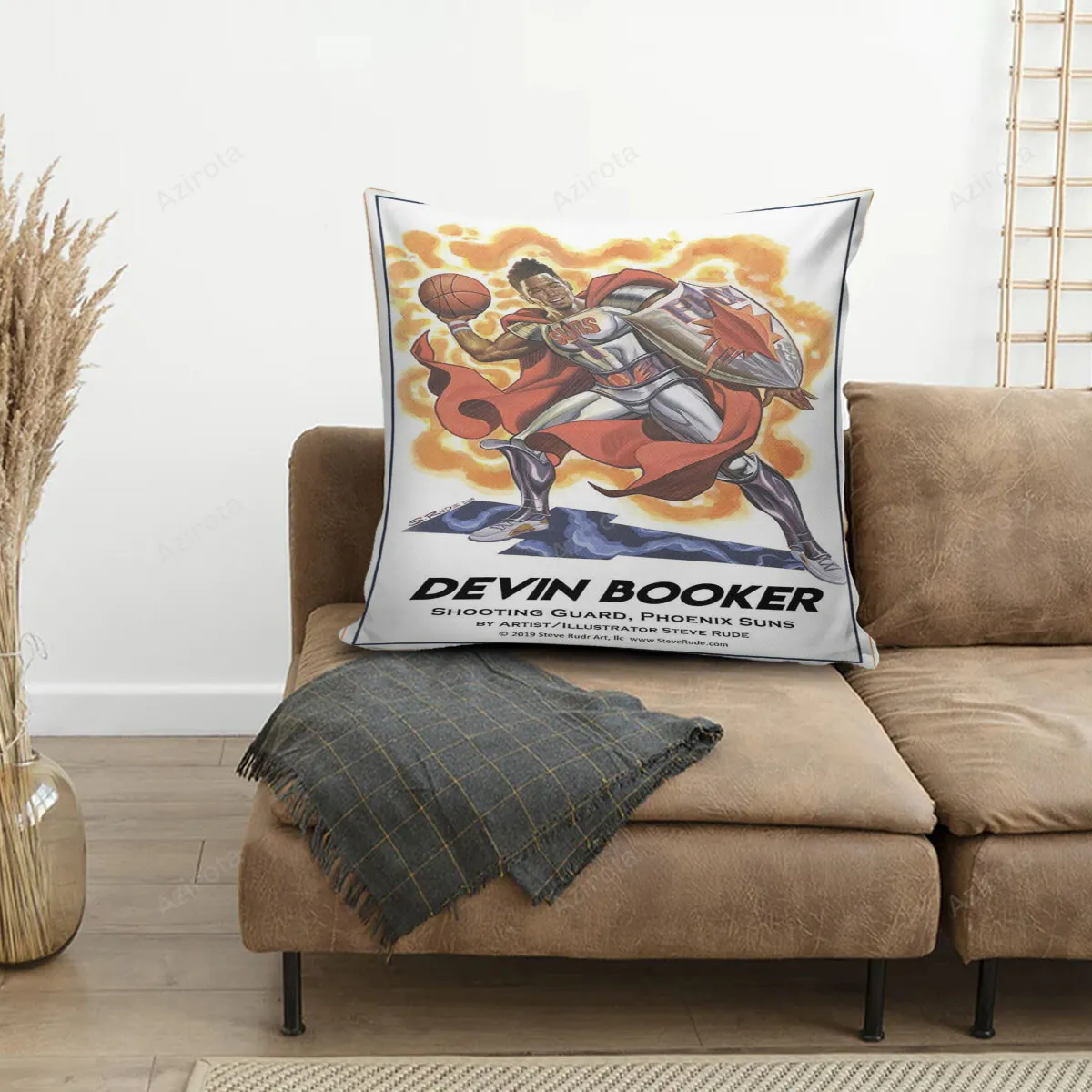 Phoenix Suns Player Hero v1 3D Printing Pillowcase