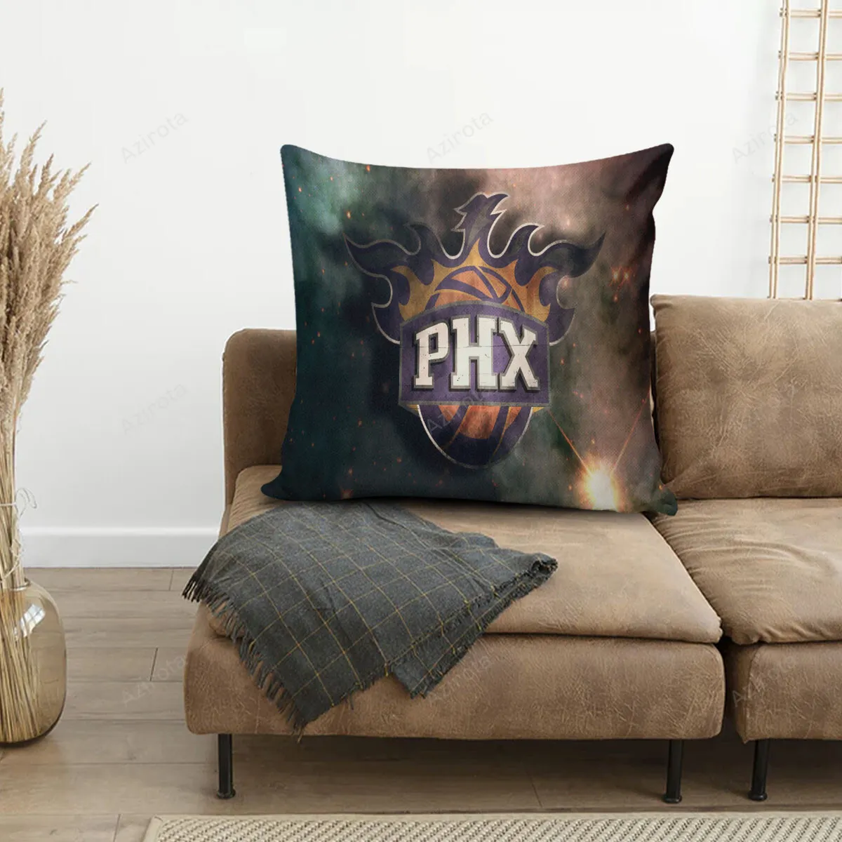 Phoenix Suns Emblem v8 3D Printing Pillowcase
