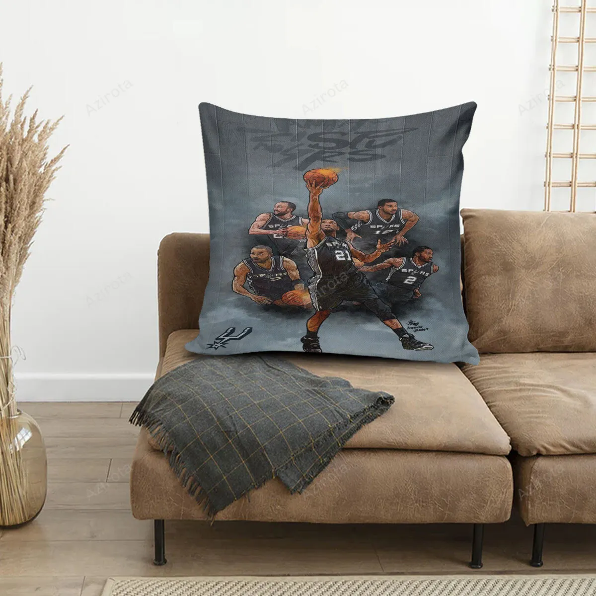 San Antonio Spurs All Players2 3D Printing Pillowcase