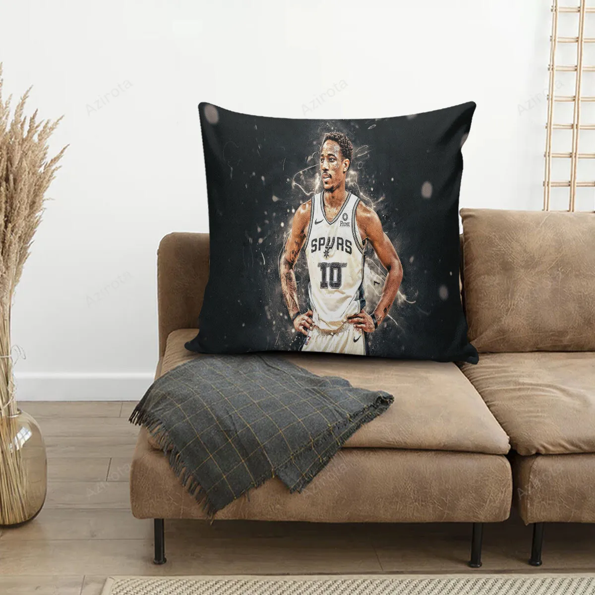 San Antonio Spurs DeMar DeRozan8 3D Printing Pillowcase