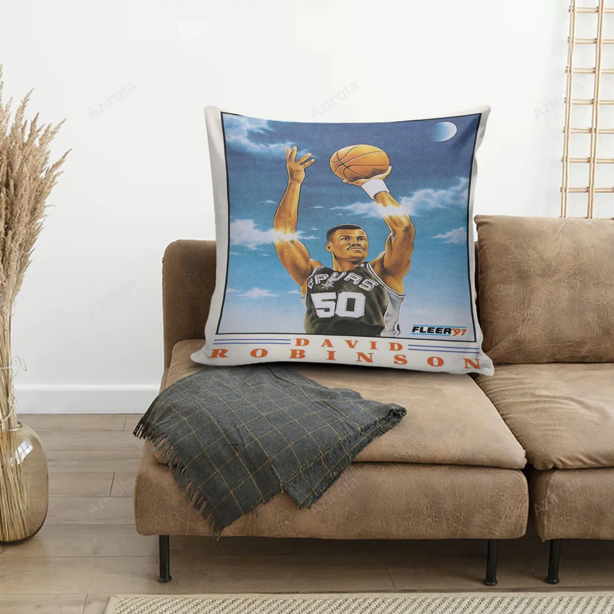 San Antonio Spurs David Robinson1 3D Printing Pillowcase