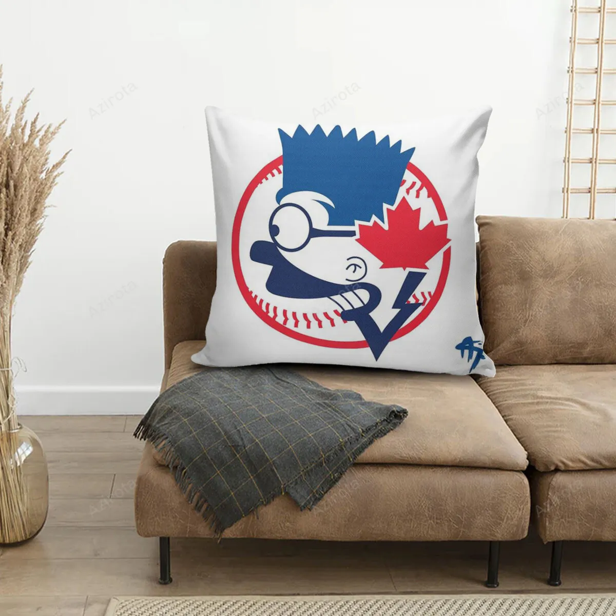 Toronto Blue Jays Danny Bart Simpson1 3D Printing Pillowcase