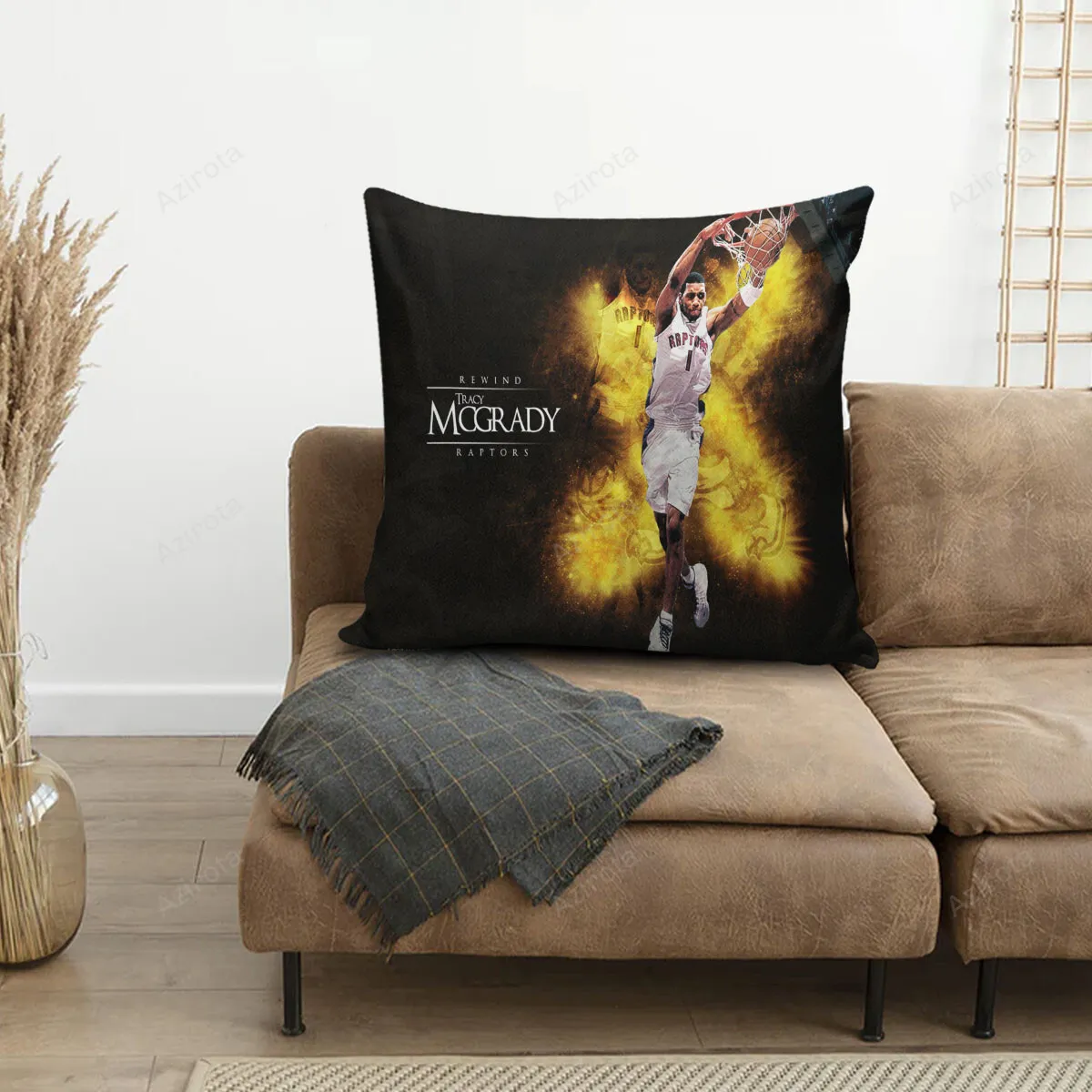 Toronto Raptors Tracy McGrady1 3D Printing Pillowcase
