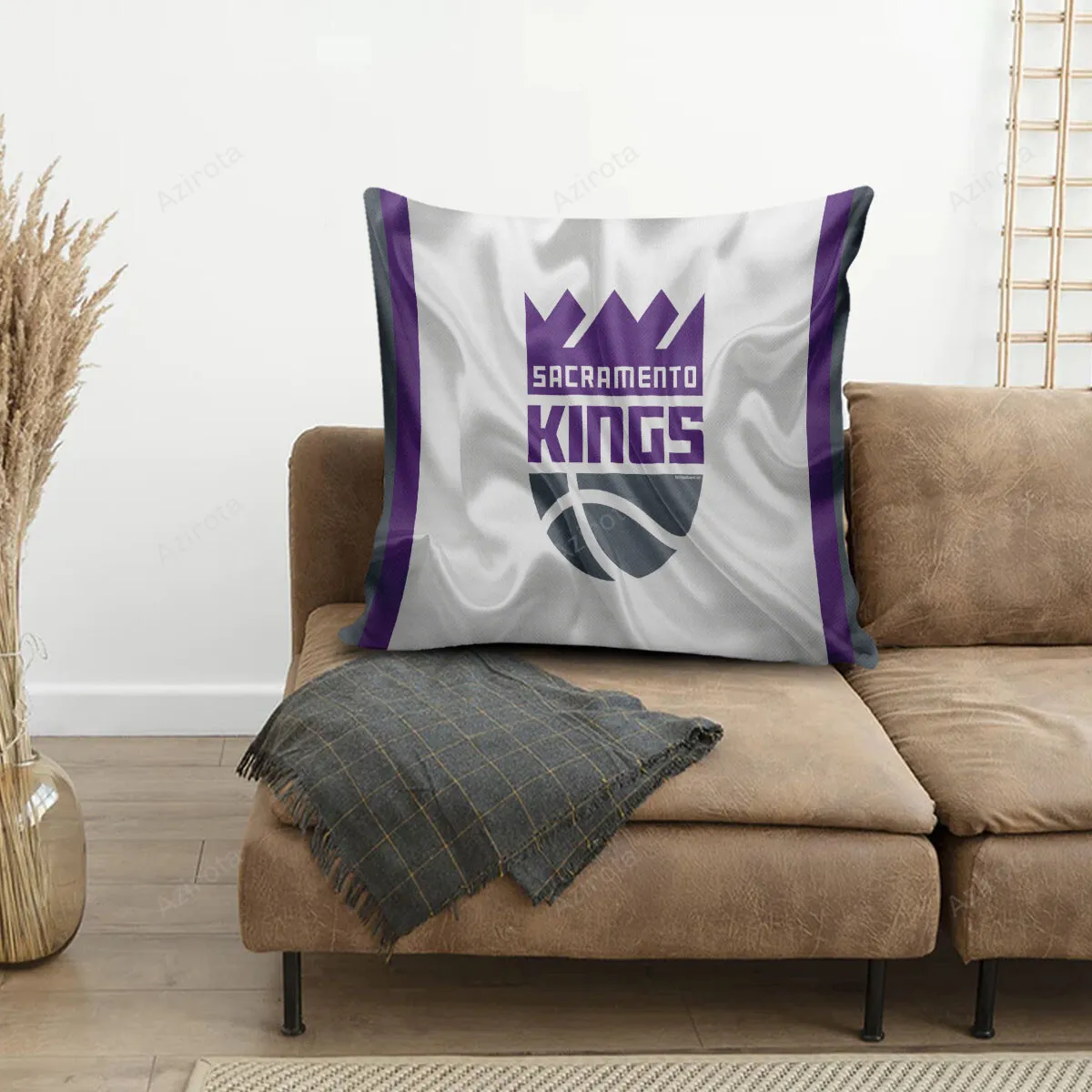 Sacramento Kings Emblem Texture16 3D Printing Pillowcase