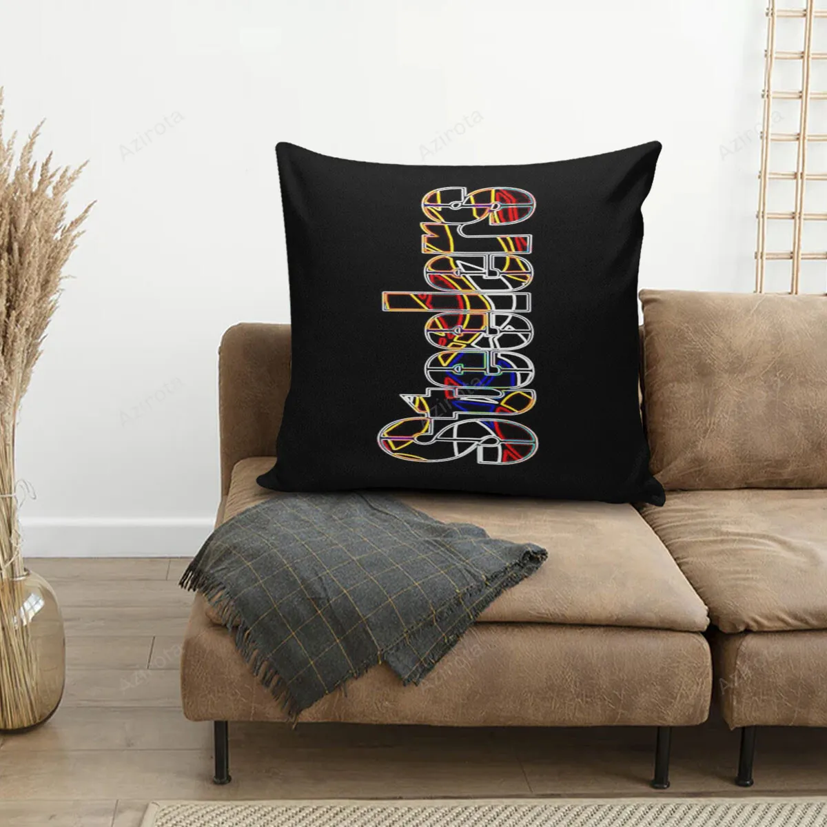 Pittsburgh Steelers Emblem Colorful 3D Printing Pillowcase