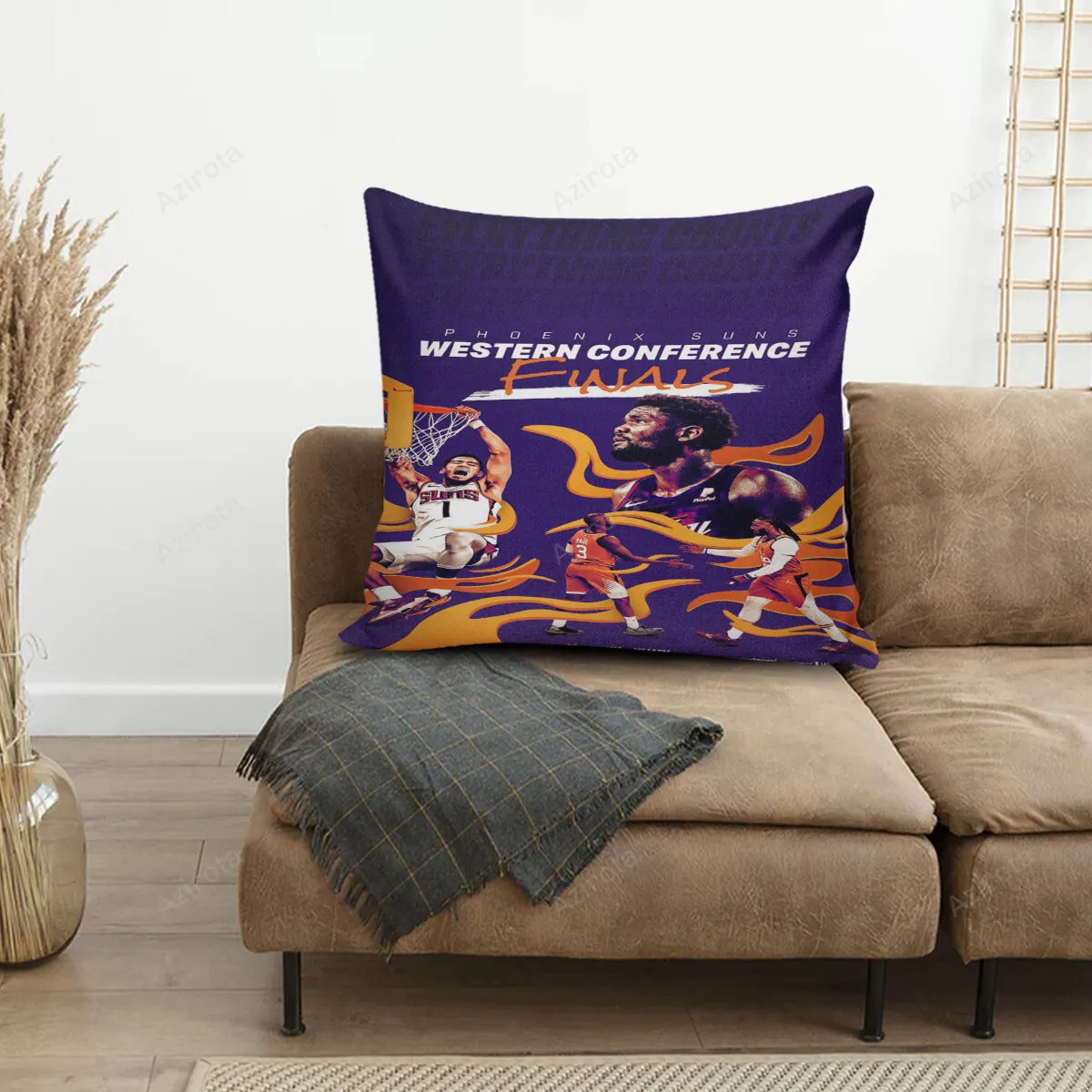 Phoenix Suns Team v5 3D Printing Pillowcase