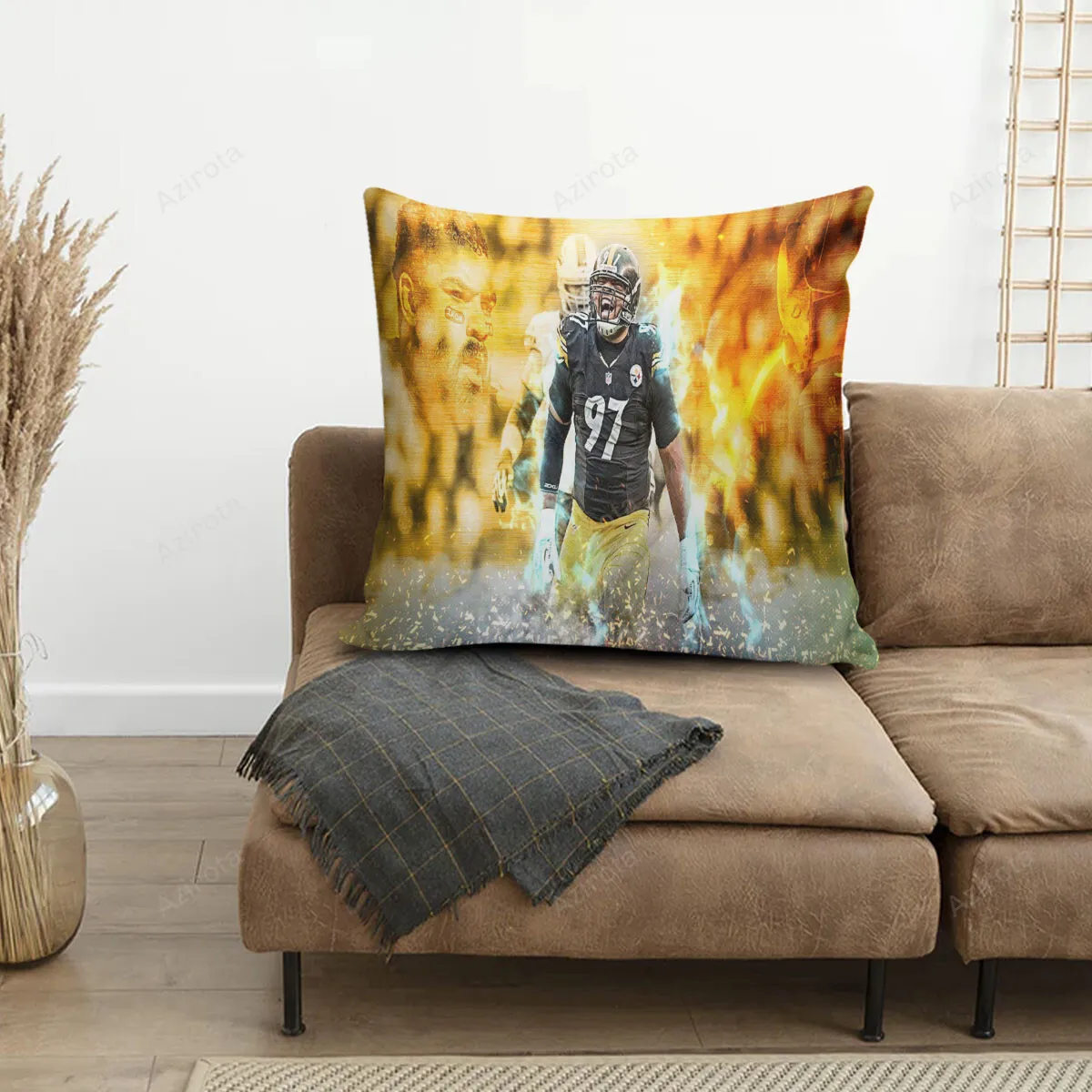 Pittsburgh Steelers Cameron Heyward no97 3D Printing Pillowcase