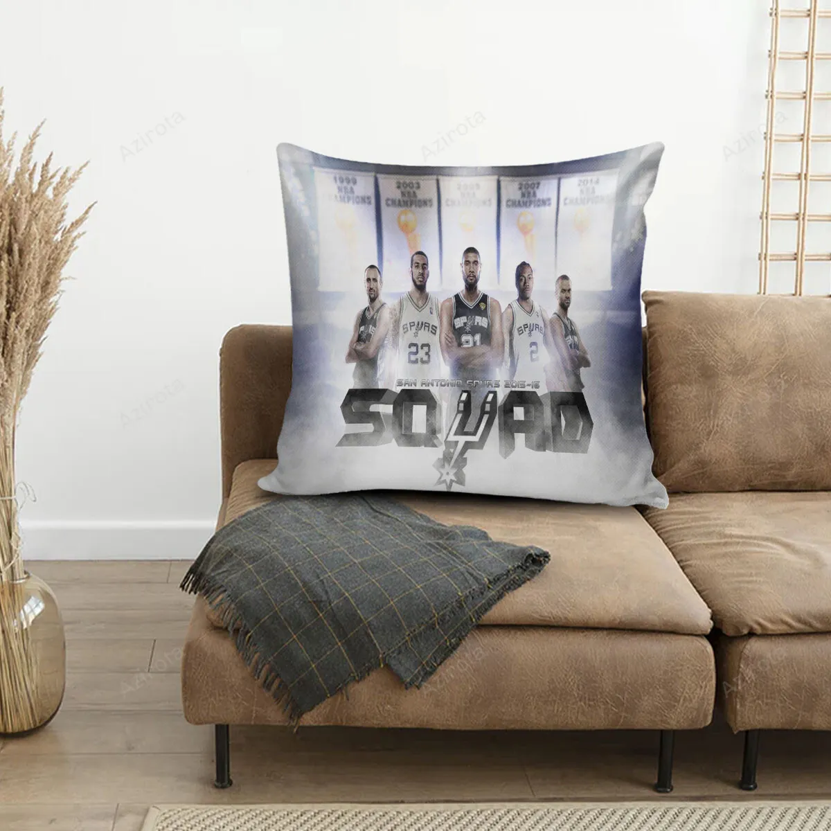 San Antonio Spurs All Players14 3D Printing Pillowcase
