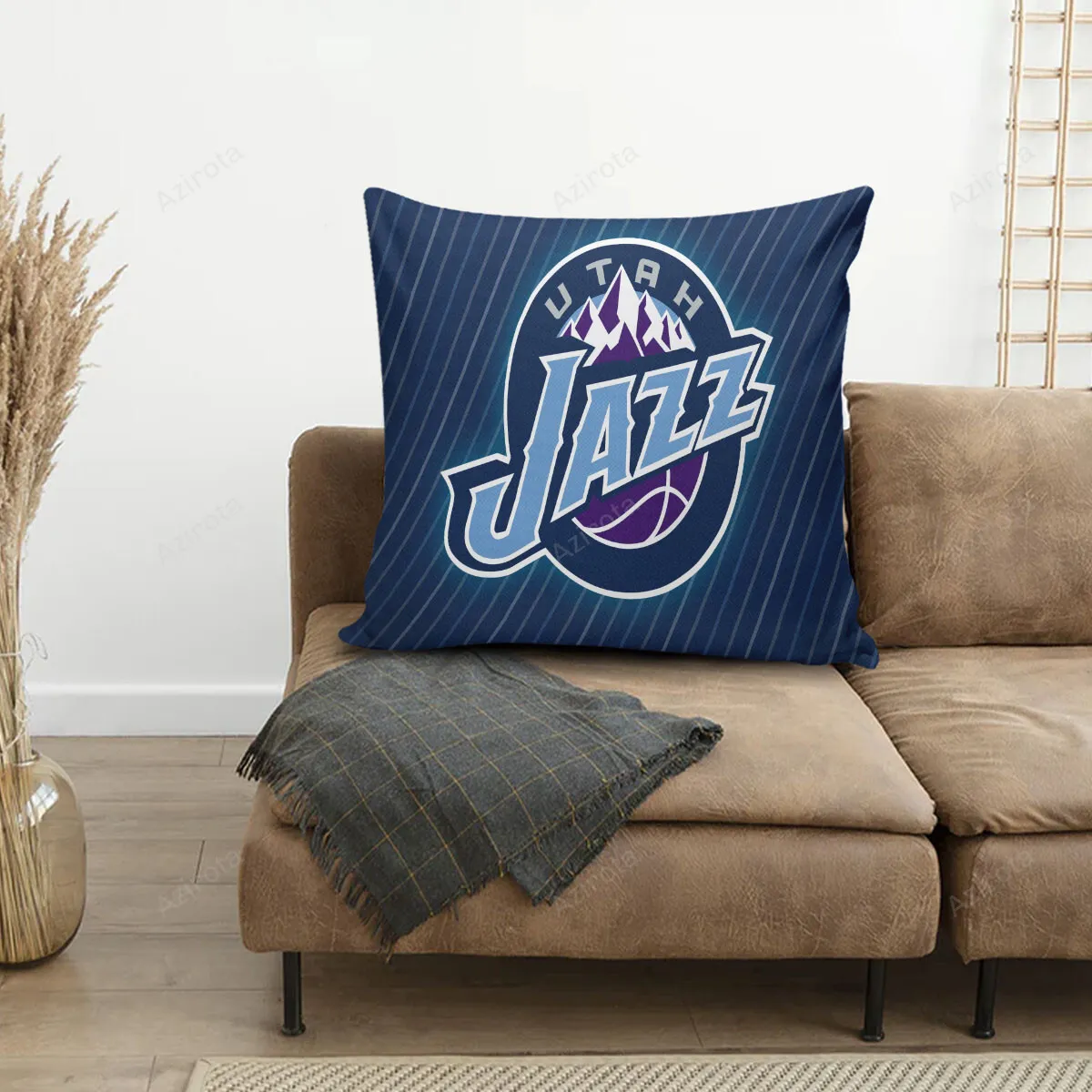 Utah Jazz Emblem v20 3D Printing Pillowcase