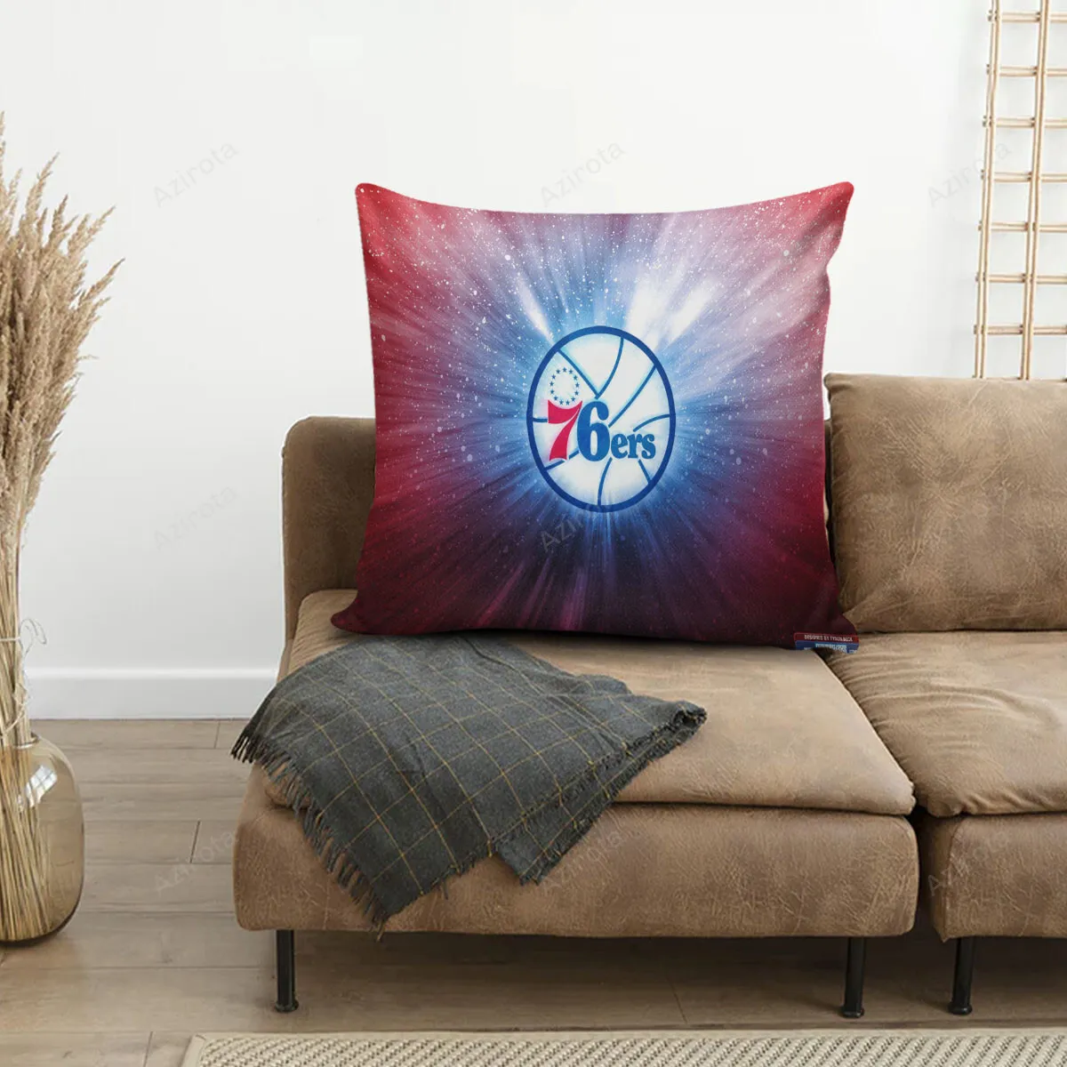 Philadelphia 76ers Shinning Galaxy 3D Printing Pillowcase