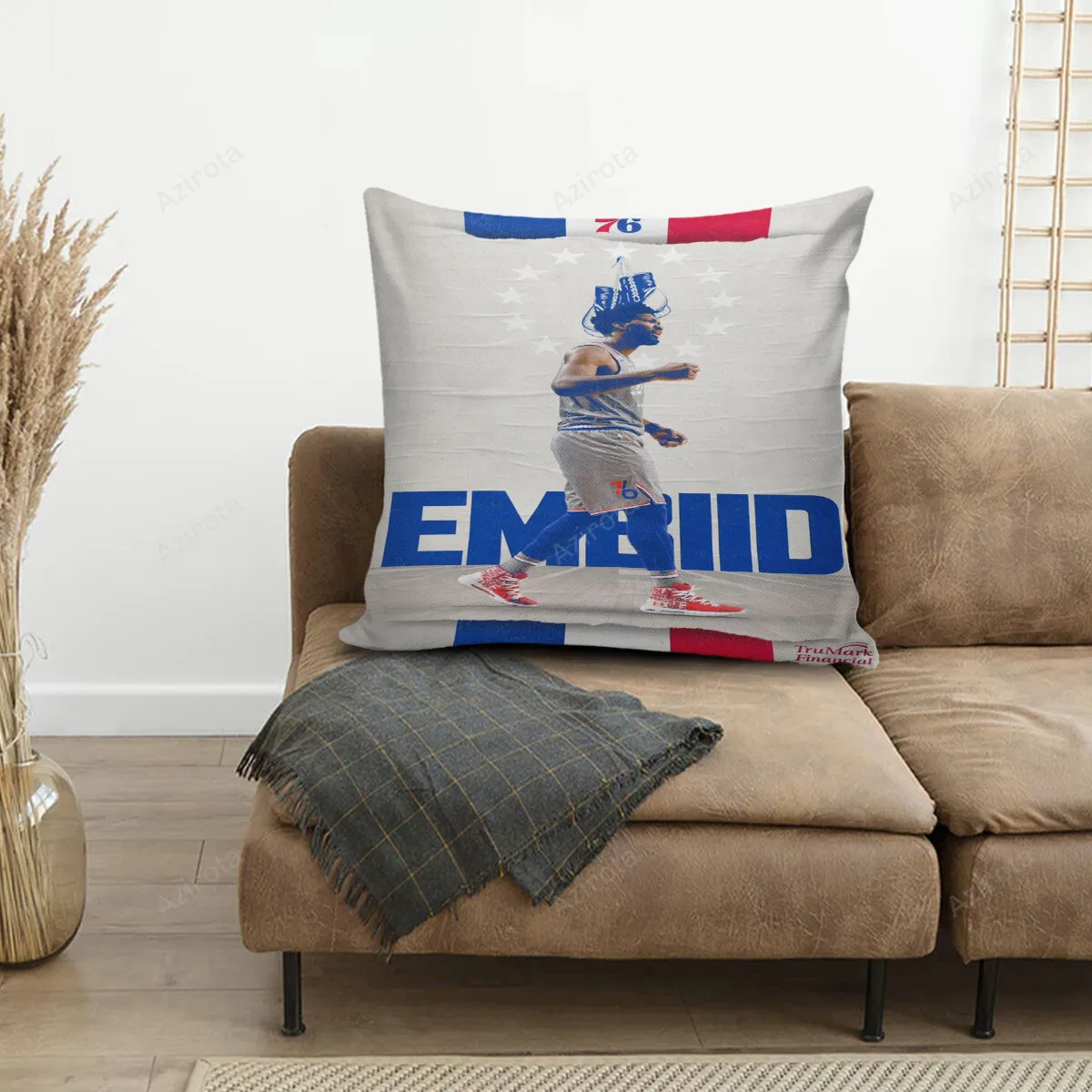 Philadelphia 76ers Joel Embiid1 3D Printing Pillowcase