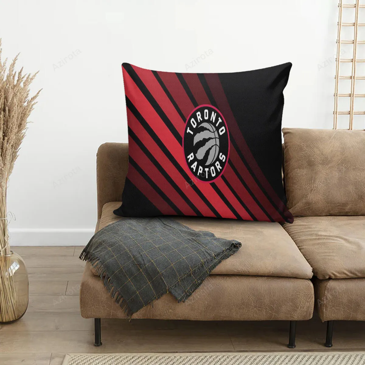 Toronto Raptors Red Black 3D Printing Pillowcase