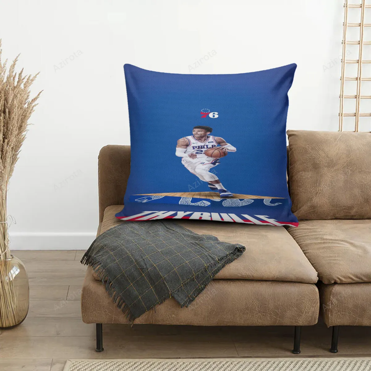 Philadelphia 76ers Thybulle Playing 3D Printing Pillowcase