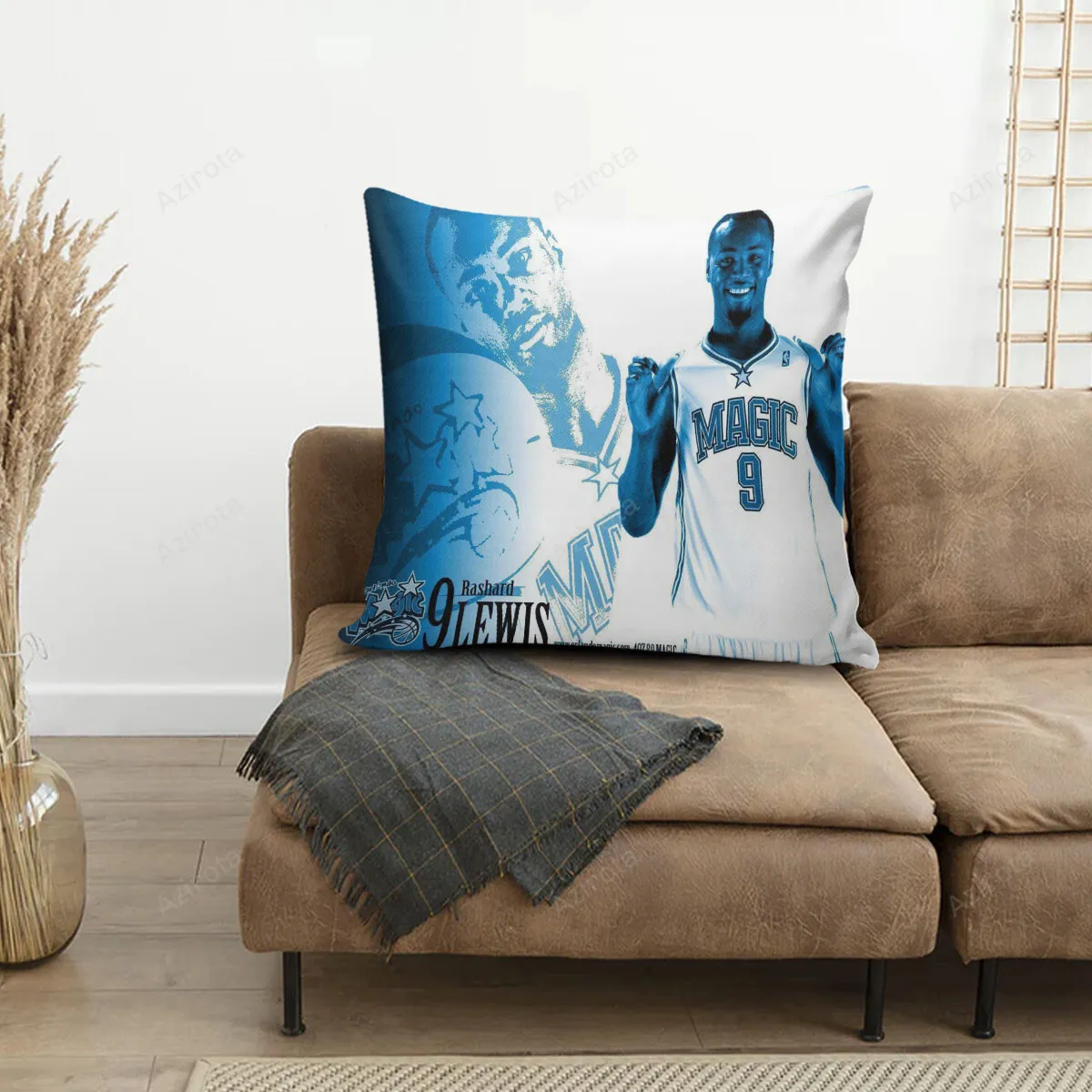 Orlando Magic Rashard Lewis1 3D Printing Pillowcase