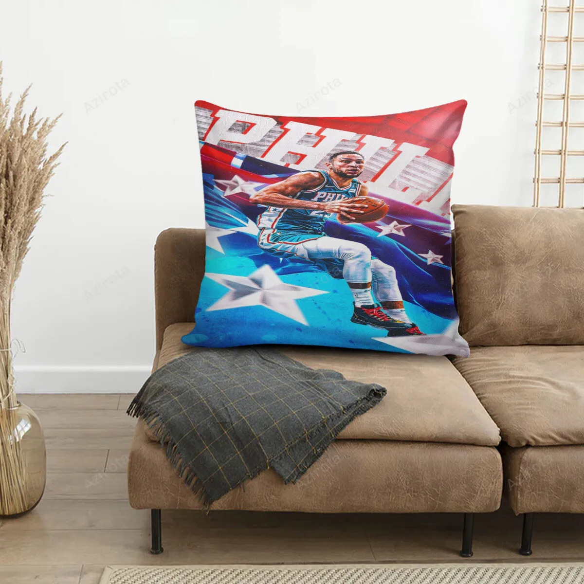 Philadelphia 76ers Ben Simmons Flag 3D Printing Pillowcase