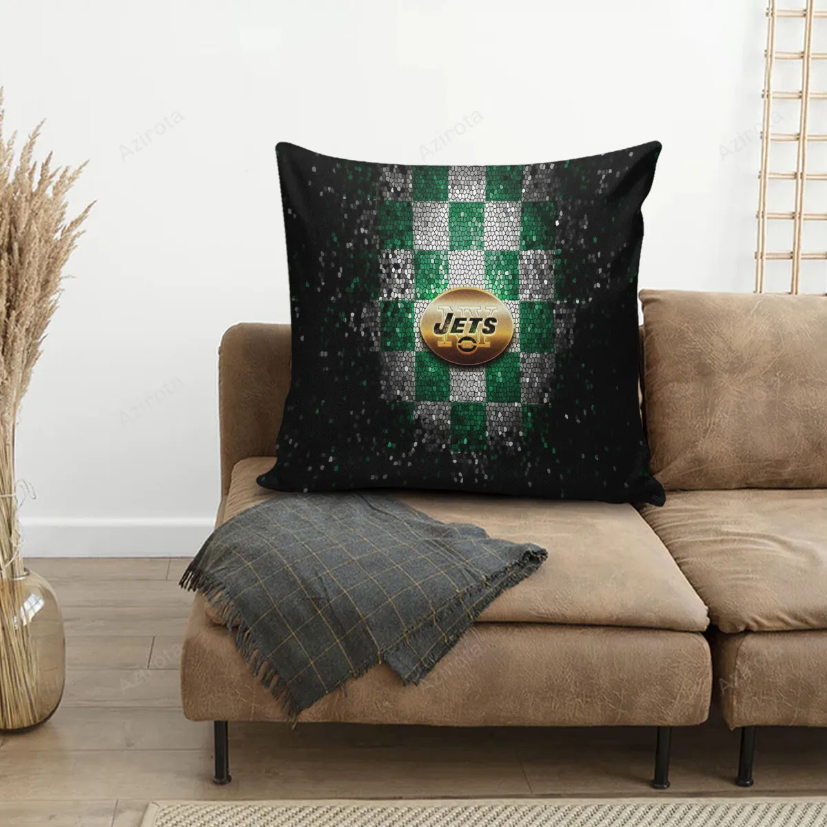 New York Jets Emblem v7 3D Printing Pillowcase
