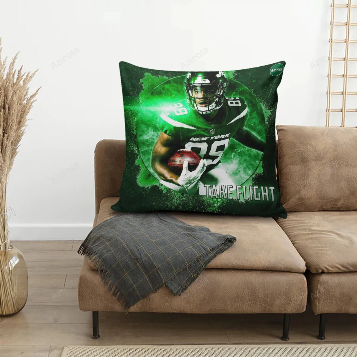New York Jets Player no 89 v47 3D Printing Pillowcase