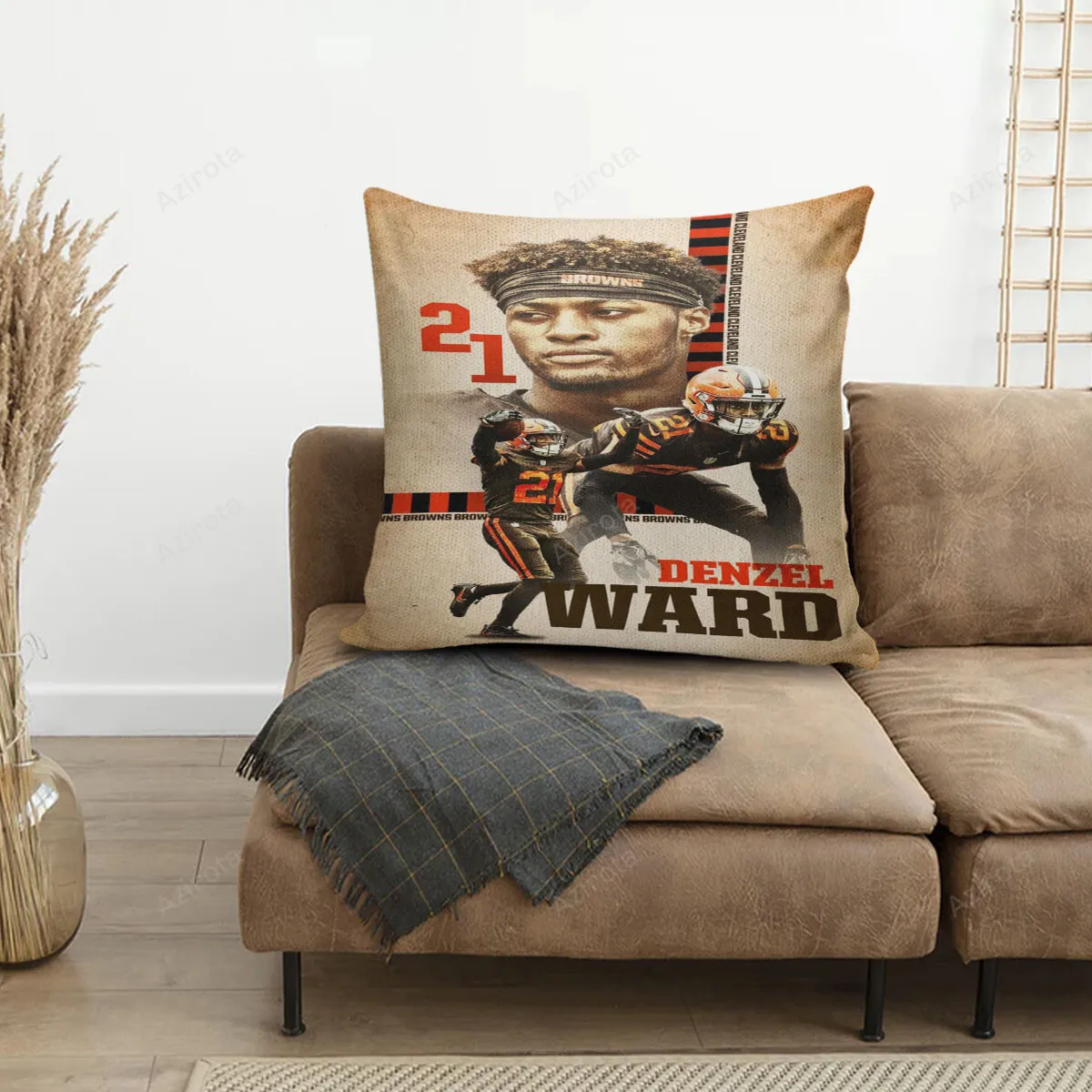 Cleveland Browns Denzel Ward3 3D Printing Pillowcase