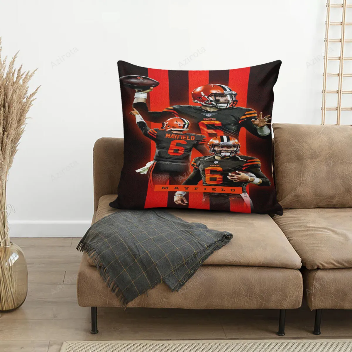 Cleveland Browns Baker Mayfield 06 3D Printing Pillowcase