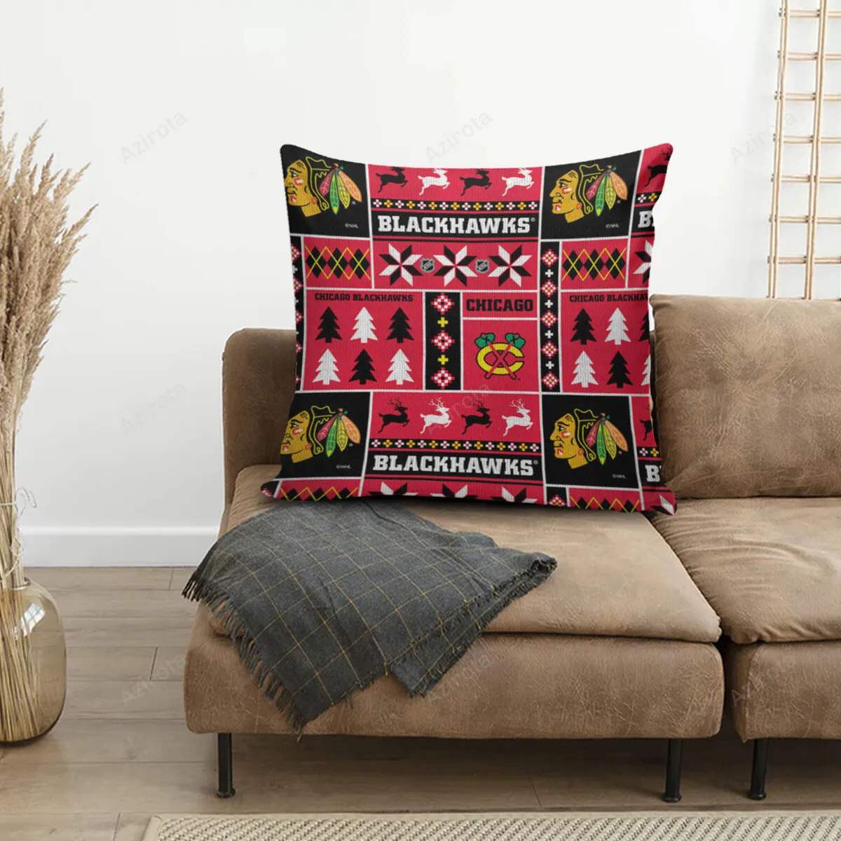 Chicago Blackhawks Emblem Symbol8 3D Printing Pillowcase