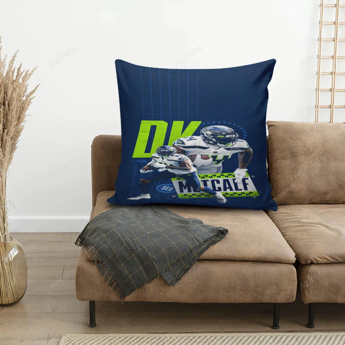 Seattle Seahawks DK Metcalf1 3D Printing Pillowcase