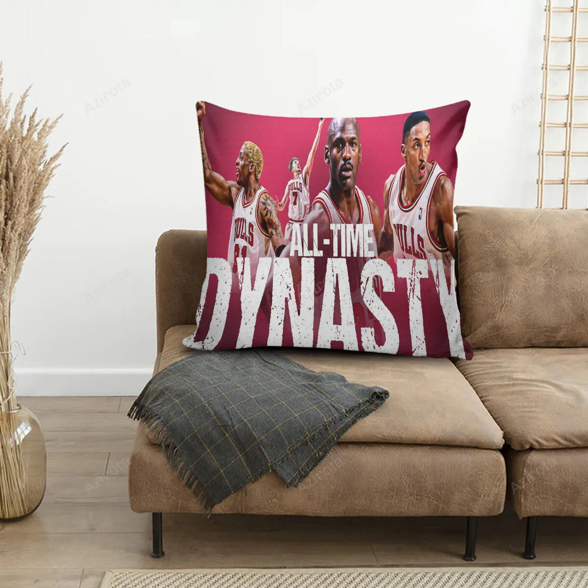 Chicago Bulls All Time Dynasty 3D Printing Pillowcase