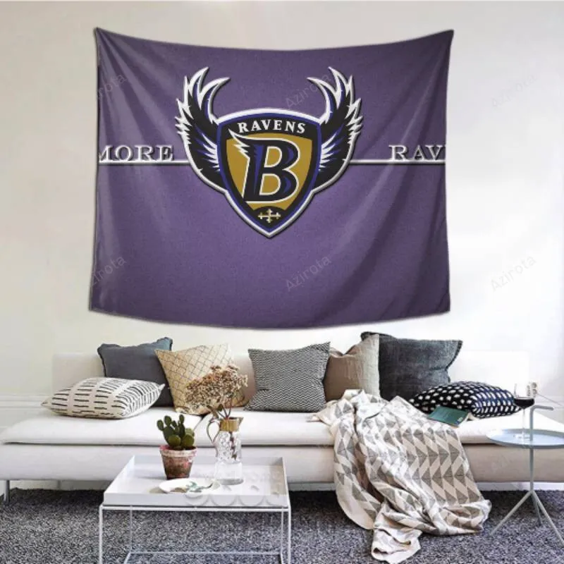 Bedroom Living Baltimore Ravens tapestry -153881 Room Dorm Party Decor
