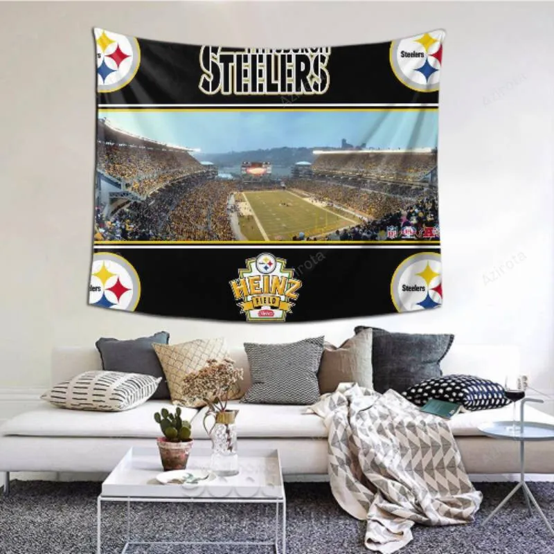 Pittsburgh Steelers tapestry -154494 as Wall Art Decor for Bedroom Dorm Decor