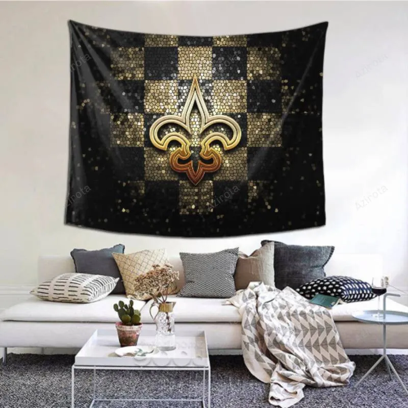 New Orleans Saints tapestry -155755 as Wall Art Decor for Bedroom Dorm Decor