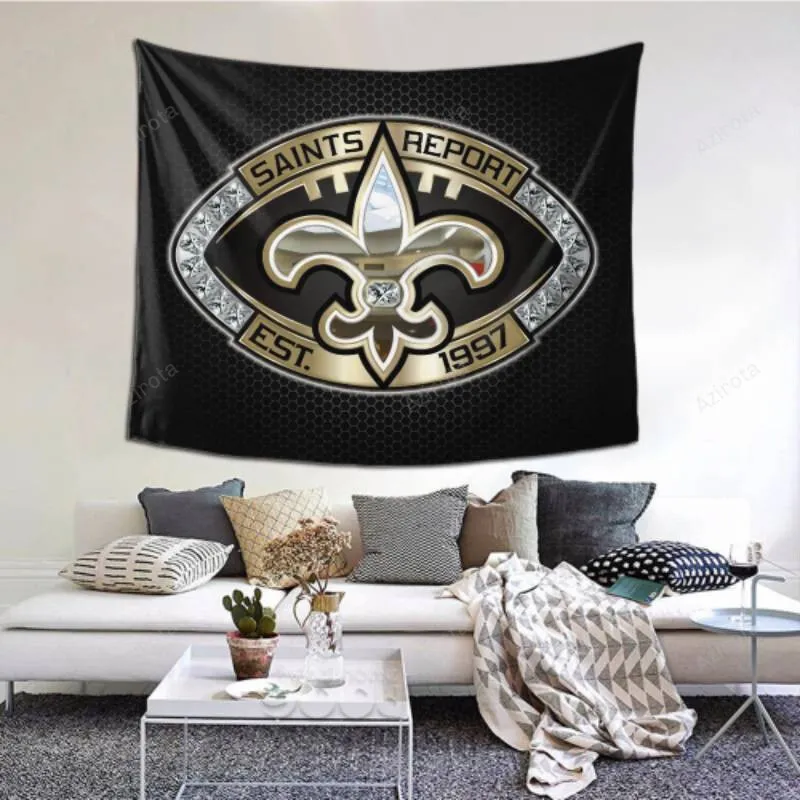 New Orleans Saints tapestry -155685 as Wall Art Decor for Bedroom Dorm Decor