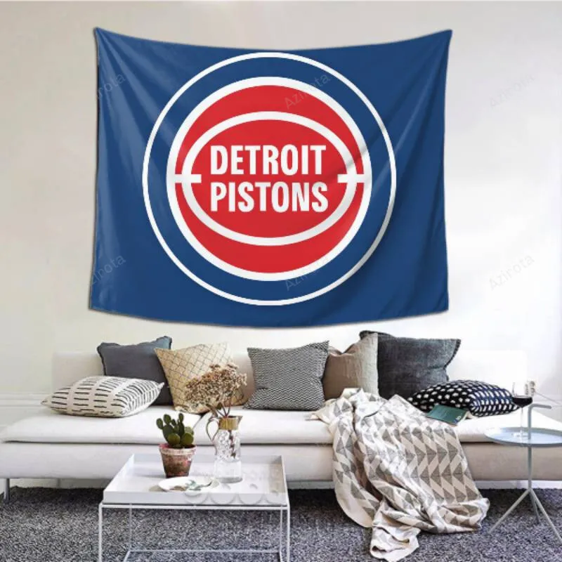 Tapestry Wall Hanging Cozy Detroit Pistons tapestry -155644