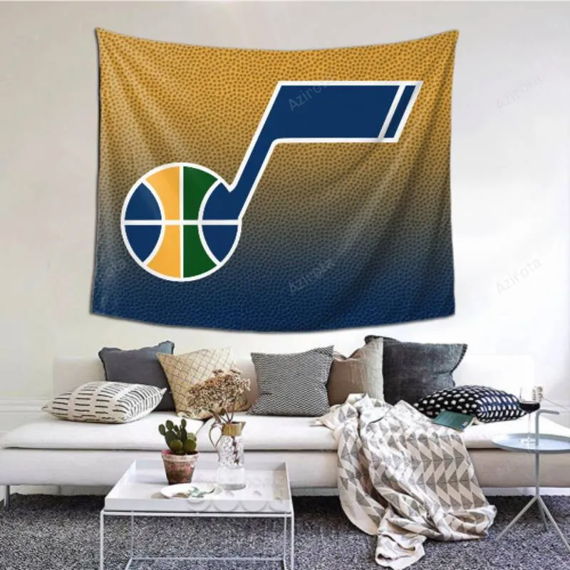 Durable Utah Jazz tapestry -153492 For Beach Shawl- Scarf- Blanket