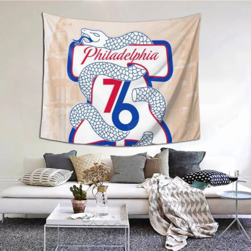 Tapestry Wall Hanging Cozy Philadelphia 76ers tapestry -156419