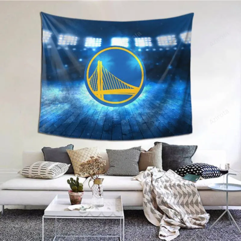 Tapestry Wall Hanging Cozy Golden State Warriors tapestry -153346