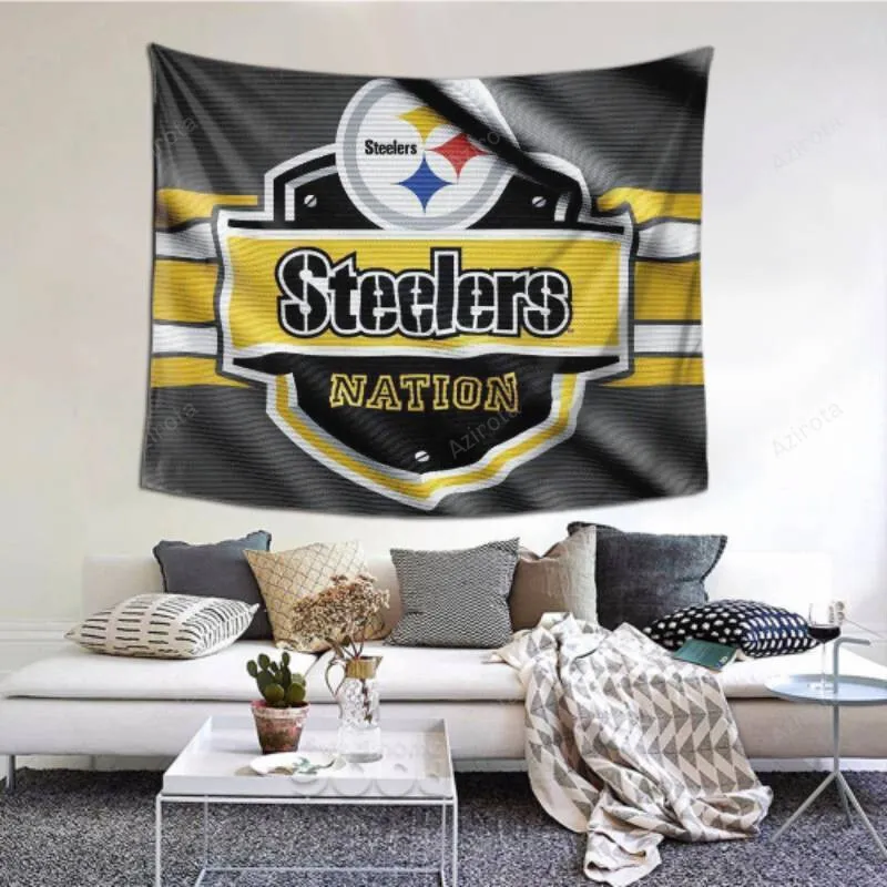 Tapestry Wall Hanging Cozy Pittsburgh Steelers tapestry -154440 for Table Cloth