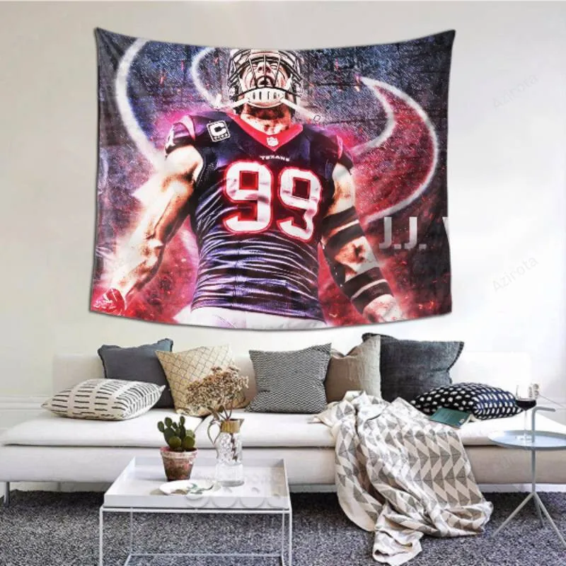 Tapestry Wall Hanging Sport Houston Texans tapestry -152318 for Women Men