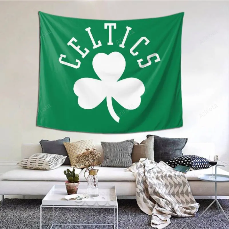 Tapestry Wall Hanging Cozy Boston Celtics tapestry -156913