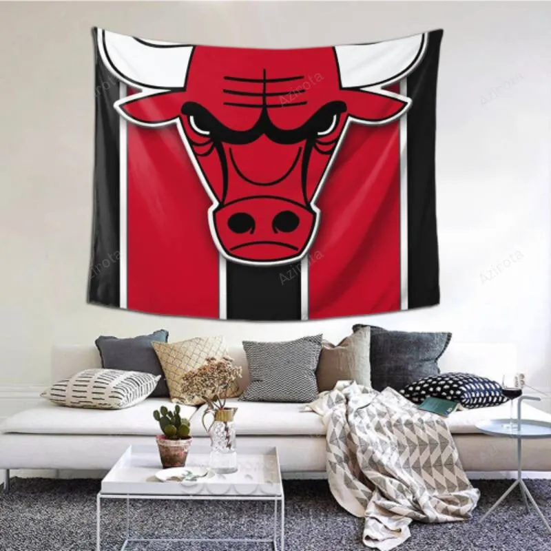 Tapestry Wall Hanging Cozy Chicago Bulls tapestry -155967