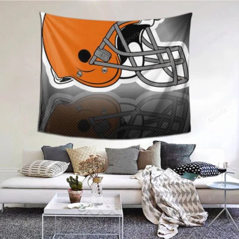 Living Room Cleveland Browns tapestry -154382 Bedroom Home Decor