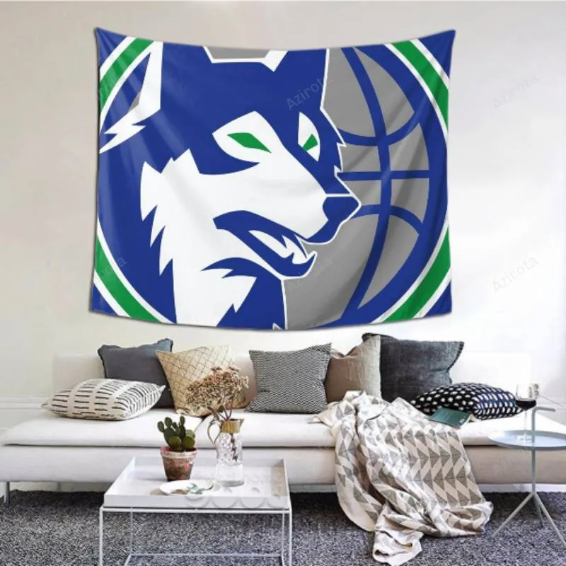 Living Room Minnesota Timberwolves tapestry -154165 Bedroom Home Decor