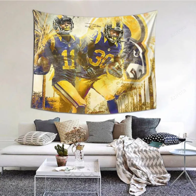 Living Room Los Angeles Rams tapestry -156017 Bedroom Home Decor