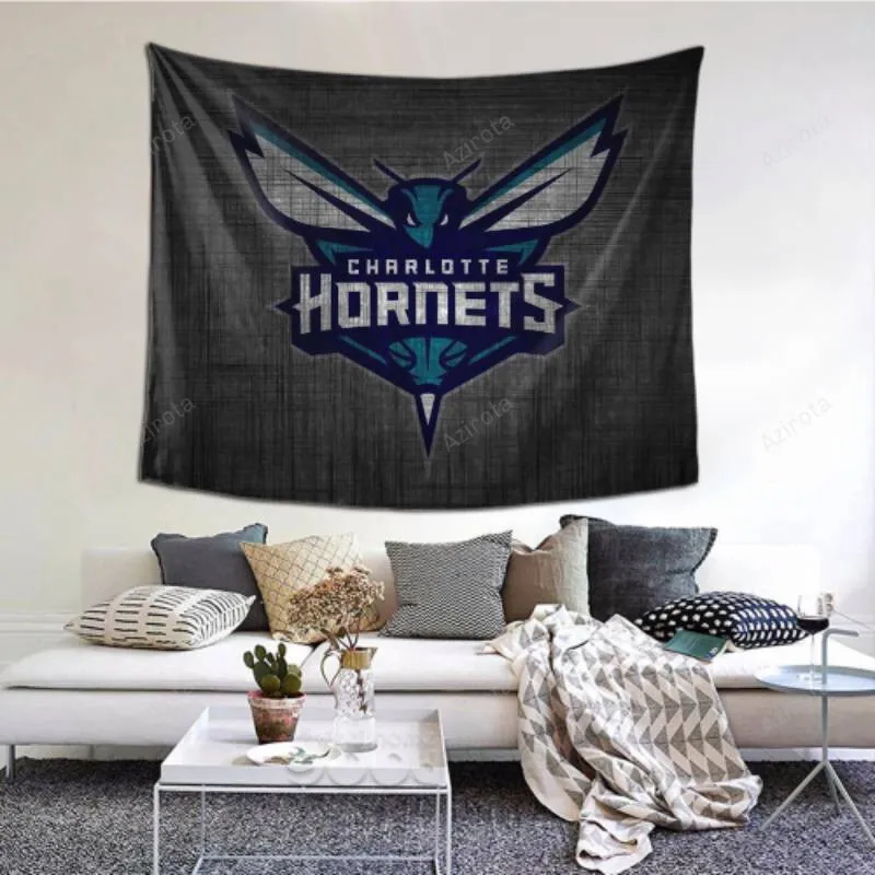 Living Room Charlotte Hornets tapestry -154884 Bedroom Home Decor