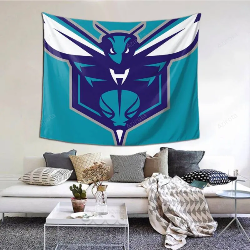Living Room Charlotte Hornets tapestry -154945 Bedroom Home Decor