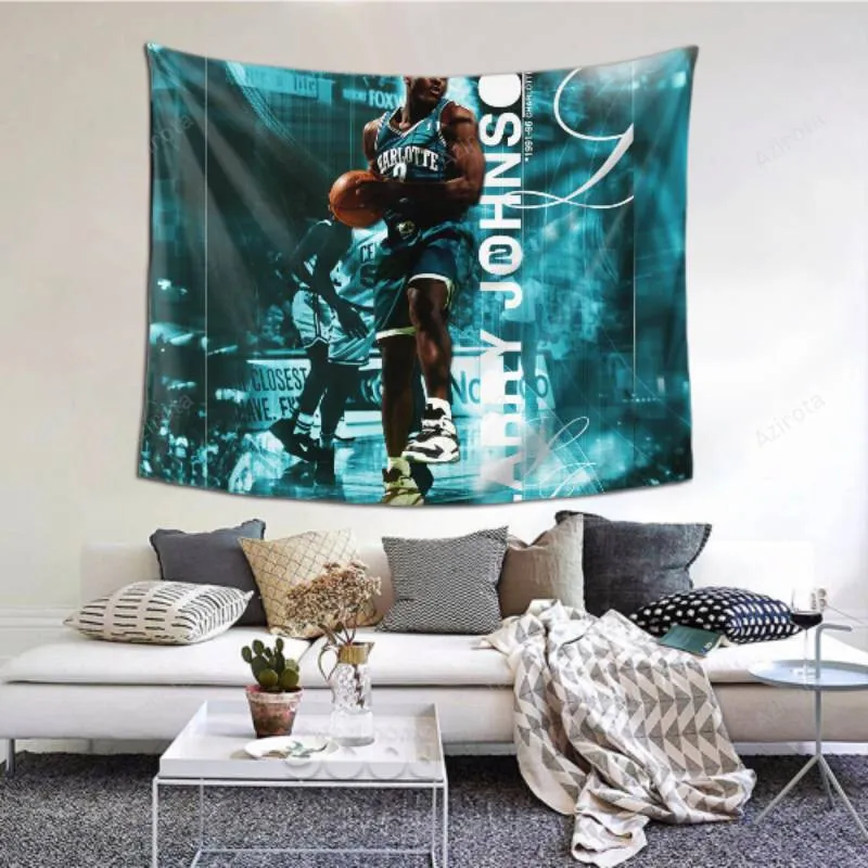Living Room Charlotte Hornets tapestry -155026 Bedroom Home Decor