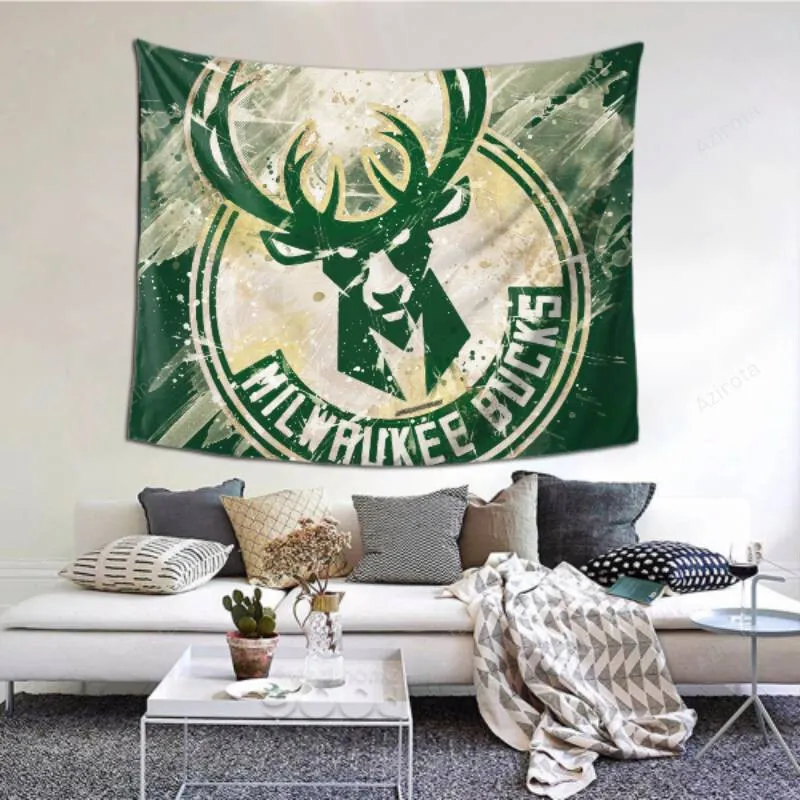 Living Room Milwaukee Bucks tapestry -155263 Bedroom Home Decor