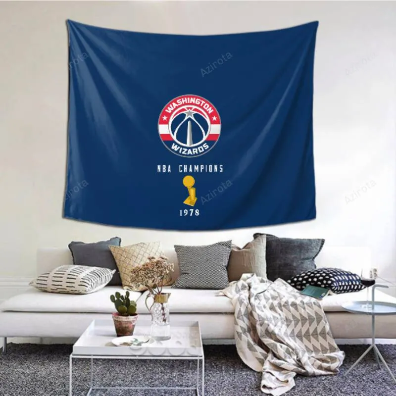Living Room Washington Wizards tapestry -154436 Bedroom Home Decor