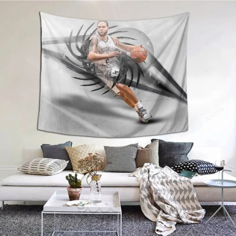 Living Room Brooklyn Nets tapestry -156829 Bedroom Home Decor
